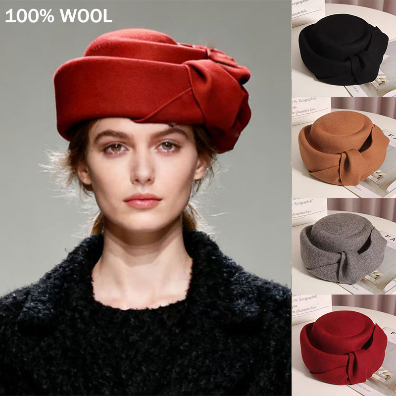 Beret French Wool - Nueva boina clásica de fieltro de