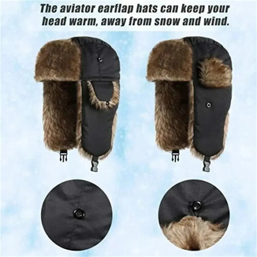 Gorro de Invierno para Hombre, - Trapper Hat Ear Flap reseña y precio